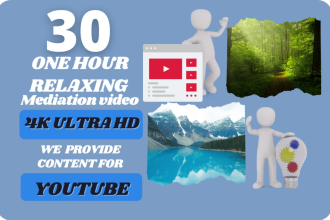 create youtube channel 4k meditation relaxing music videos
