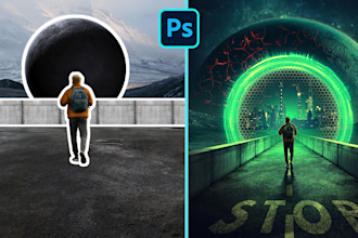 do any kind of photoshop manipulation, photo editing in less than 2 hours