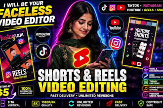 instagram reels, youtube shorts, faceless tiktok, tiktok videos, faceless videos