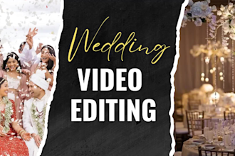 do cinematic wedding video editing and color grading