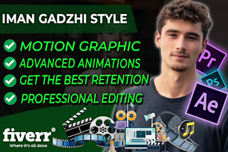 do iman gadzhi style youtube video editing