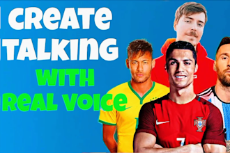 create viral talking avatars with realistic voice cloning
