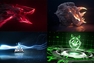 make gaming intro videos professionally