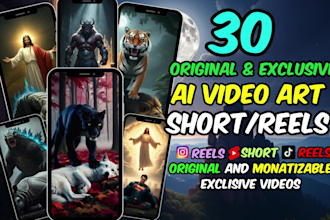 create viral ai video art for youtube shorts, instagram reels, tiktok, facebook