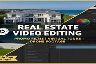 edit your real estate videos, promos and reels cinematically