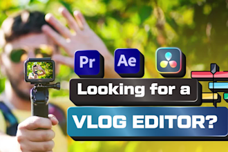 edit professional vlog for youtube and social media