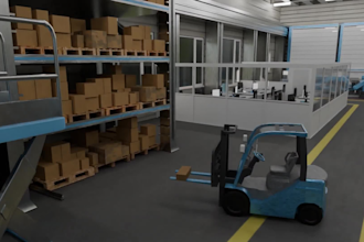 do 3d industrial animation 3d robotic animation machinery process factory layout