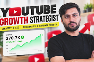 be your youtube manager for video SEO and channel growth