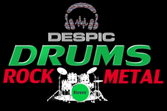 make rock, metal drums realistic programming midi and audio