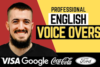 record professional english voiceovers