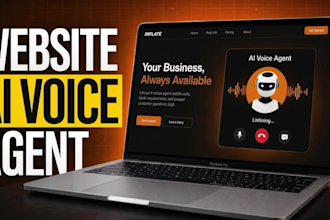 build an ai website voice assistant for customer support