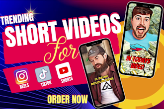 edit tiktok, youtube shorts, insta reels, and any short form videos in 24 hours