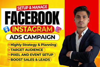 setup facebook ads campaign, run instagram ads, shopify meta advertising