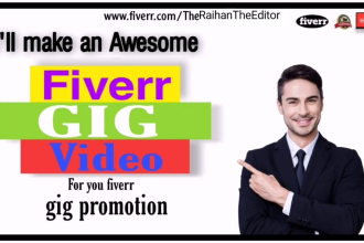 create awesome fiverr gig video for your gig promotion