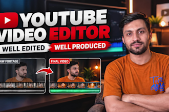 be your youtube editor and channel growth manager