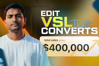 edit video ad or vsl with motion graphics