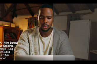 do cinematic style colorgrade