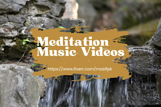 create HD youtube meditation and relaxing music videos