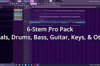 extract studio quality stems, clean acapellas, and instrumentals