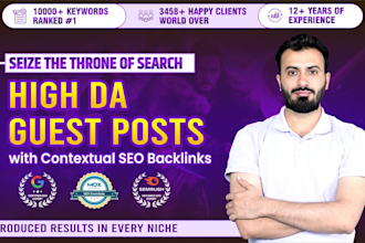 publish high da guest posts with contextual SEO backlinks