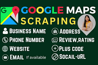 do google maps data scraping and b2b lead generation service