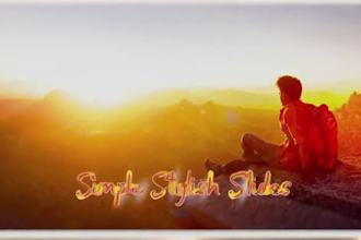 create a stunning slideshow video with your images and music