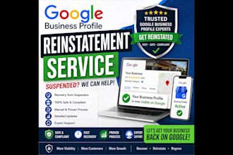 reinstate gmb and fix suspended google my business profile and listing