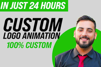 create a professional 2d custom logo animation