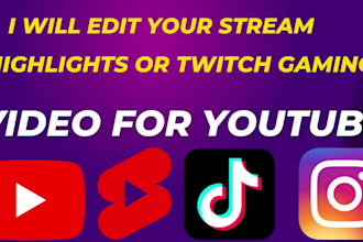edit twitch stream vod for a youtube highlight video
