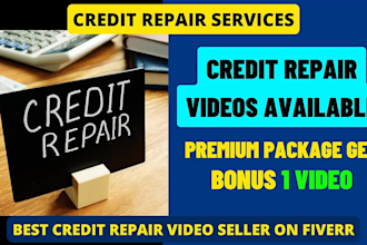 do credit repair service promo video
