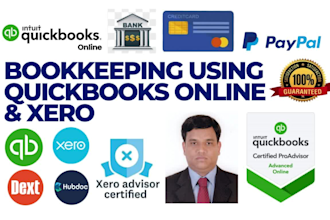 setup, clean up and do bookkeeping in quickbooks online and xero