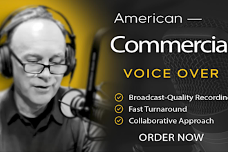 be the real human voice in your commercial