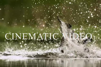 create a cinematic trailer commercial marketing promo