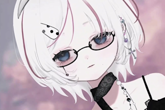 draw and rig pro live2d vtuber model for vtuber studio character art vbriger