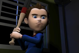 create stunning 3d cartoon animation, animated short films, 3d music video