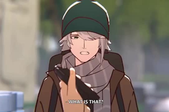 2d animated music video cartoon animation, anime animation, anime fighting style
