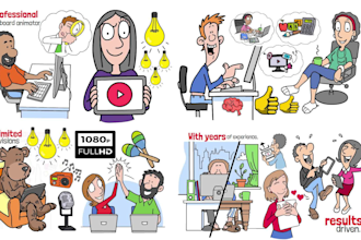 create a doodle whiteboard animation explainer video