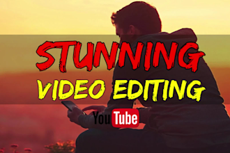 do stunning youtube video editing upto 4k