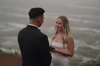 do cinematic wedding video highlight with storytelling