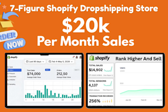 make 20k high converting shopify passive income dropshipping store