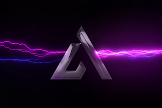 create premium custom 2d and 3d logo animation and video intro
