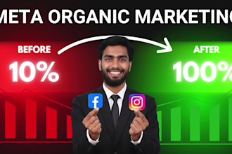 be your fb and ig marketing manager for organic growth
