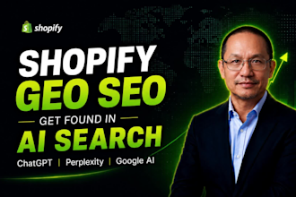 optimize shopify stores for GEO SEO and ai search