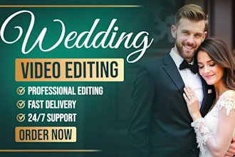 do wedding video editing with cinematic storytelling
