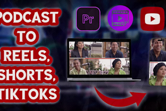 editing your podcast, music,youtube,sports video into social media ads for reels