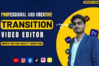 professionally edit your videos with stunning and smooth transitions