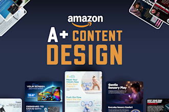 create amazon a plus content, image editing and amazon ebc design