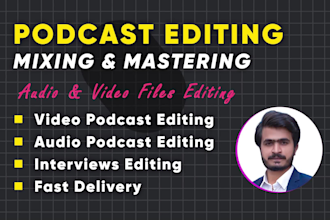 expertly edit your podcast audio in 24 hours