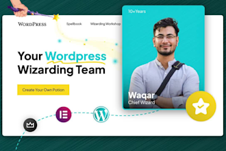 design and develop a customized wordpress website for you