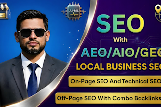 do on page optimization for website and local SEO service with geo, aeo, aio
